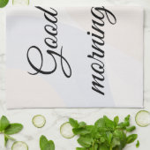 Romantic blooming flowers キッチンタオル (折り畳み)