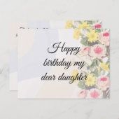 Romantic blooming flowers  ポストカード (正面/裏面)