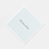 Romantic Blue Life is but a dream スタンダードランチョンナプキン (角)