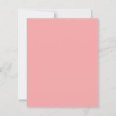 Romantic Blush Soft Pink Floral Wedding Invitation (裏面)