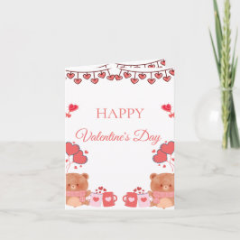 Romantic Blush Valentine Card シーズンカード