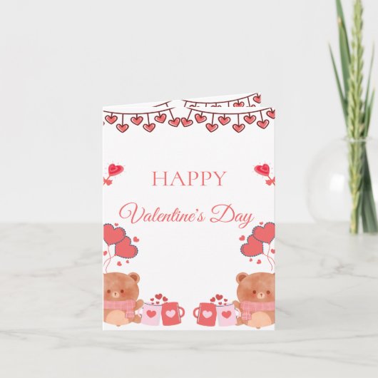 Romantic Blush Valentine Card シーズンカード (正面)