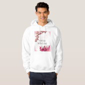 Romantic Blush Watercolor Bridal Party Shirt | パーカ (正面フル)