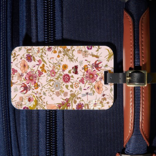 romantic botanical garden Luggage Tag ラゲッジタグ (正面インサイチュ4)