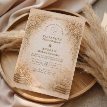 Romantic Botanical Wildflower Garden Wedding