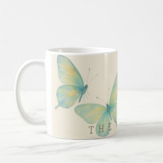 Romantic Butterfly Garden – Floating Mugs in Bloom コーヒーマグカップ