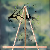 Romantic Cats Wedding Welcome アクリルサイン (ニュートラル)