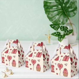 Romantic Celebration Doodle Pattern フェイバーボックス