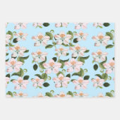 Romantic cherry blossom garden ラッピングペーパーシート (正面2)