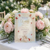 Romantic Cherub Violin & Doves Fairytale Wedding   招待状