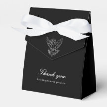 Romantic Cherub Wedding Favor Gift Box Thank You