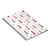 Romantic Chess Hearts Valentine's Day ノートブック (右側)