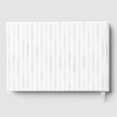 Romantic Chic French Rose Botanical Wedding ゲストブック (裏面)