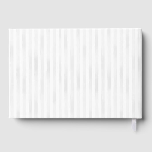 Romantic Chic French Rose Botanical Wedding ゲストブック (裏面)