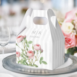 Romantic Chic French Rose Botanical Wedding フェイバーボックス