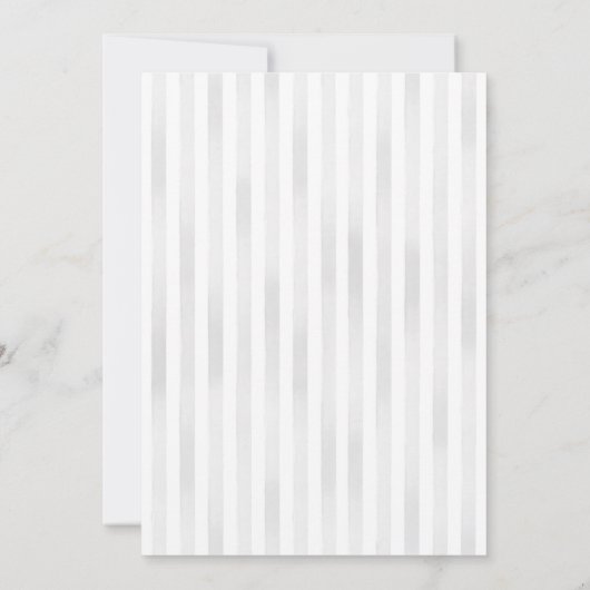 Romantic Chic French Rose Botanical Wedding 招待状 (裏面)