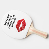 Romantic chic luxe red lips 卓球ラケット (横)