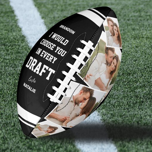 Romantic "Choose You in Every Draft" Photo アメリカンフットボール