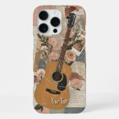 Romantic Classical Guitar Player Gift iPhoneケース (裏面)