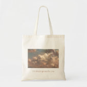 Romantic Cloud Quote Tote Bag  トートバッグ (正面)