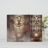  Romantic Clown Scrapbooking Sheet レターヘッド (スタンド正面)