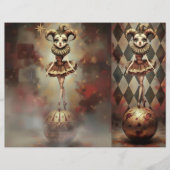  Romantic Clown Scrapbooking Sheet レターヘッド (正面)