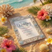 Romantic Coquette Fairytale Baroque Love Birds 招待状