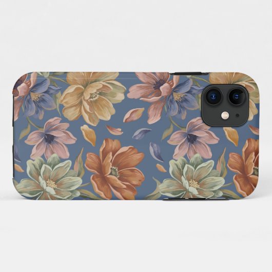 Romantic Cottage Flowers Case-Mate iPhoneケース (裏面(横))