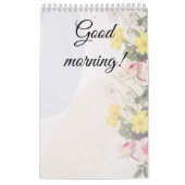 Romantic cottage flowers wallpaper カレンダー (カバー)