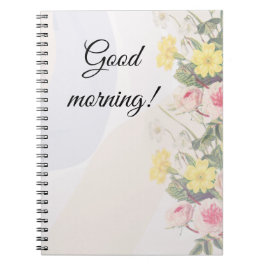 Romantic cottage flowers wallpaper ノートブック