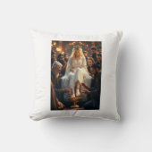 Romantic Couple Artwork Pillow – Hero Cherishing  クッション (正面)