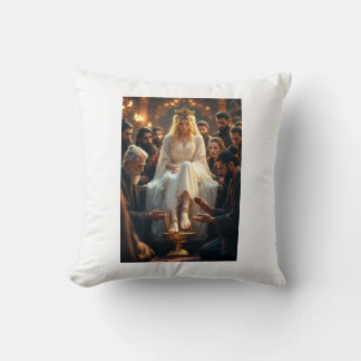 Romantic Couple Artwork Pillow – Hero Cherishing  クッション