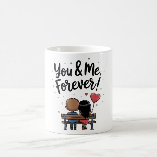Romantic Couple Coffee Cup コーヒーマグカップ (中央)