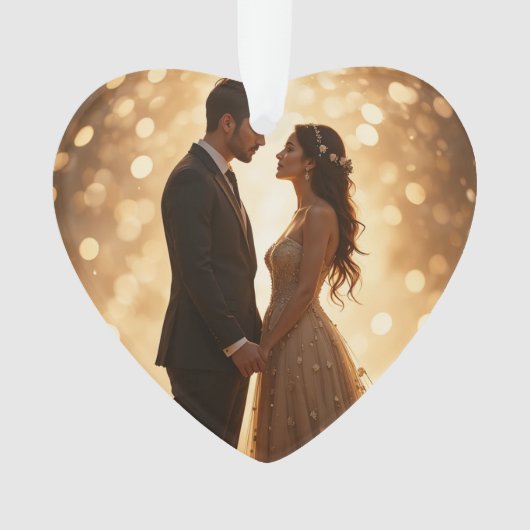 Romantic Couple in Love オーナメント (正面)