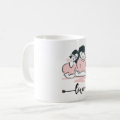 Romantic Couple Mug | Love Coffee Cup for Couples コーヒーマグカップ (正面左)