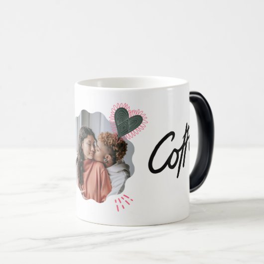 Romantic Couple Photo Mug モーフィングマグカップ (正面右)