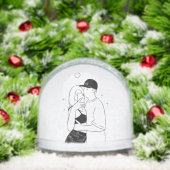 Romantic Couple Snow Globe – Love Gift for Couples (クリスマス)