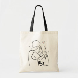 Romantic Couple Tote Bag – Cute Love Gift for Her トートバッグ