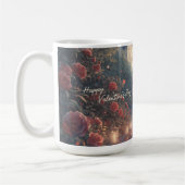 Romantic Couple Valentine's Day Mug コーヒーマグカップ (左)