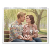 Romantic Couples 2026 Calendar 00B カレンダー (カバー)