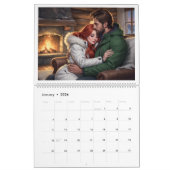 Romantic Couples 2026 Calendar 00B カレンダー (1月 2026)