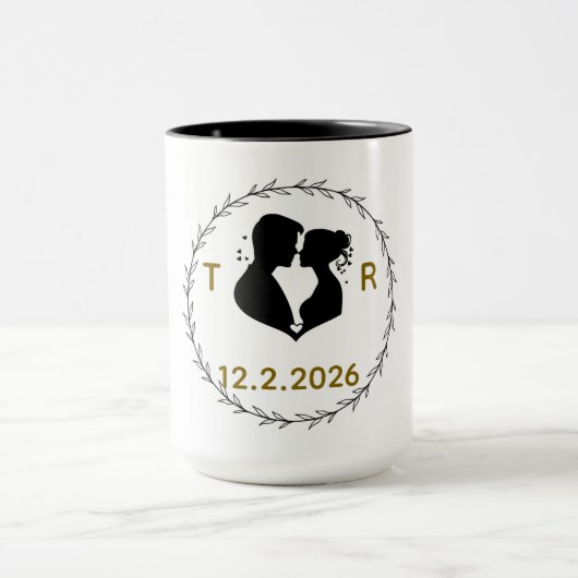 Romantic Couples Mug | His & Hers Love Coffee Cup マグカップ (中央)