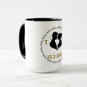 Romantic Couples Mug | His & Hers Love Coffee Cup マグカップ (正面左)