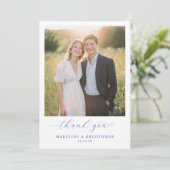 Romantic Cream Photo サンキューカード (スタンド正面)