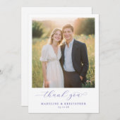 Romantic Cream Photo サンキューカード (正面/裏面)