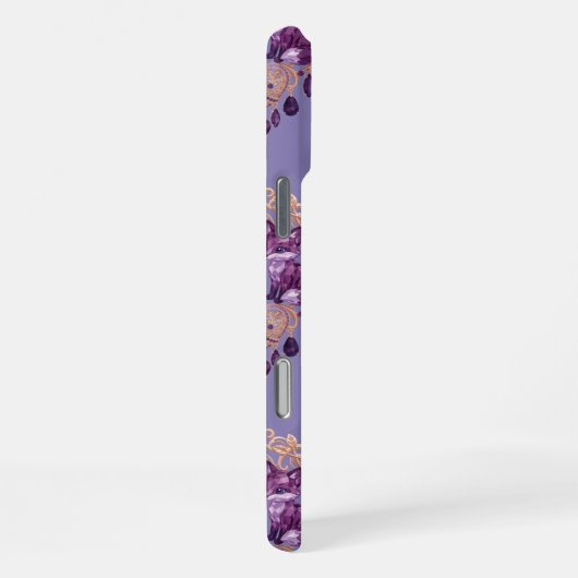 Romantic Crystal Animals Custom Couple iPhoneケース (右側面)