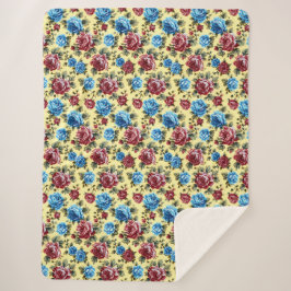 Romantic Cute Elegant Botanical Nature Pattern シェルパブランケット