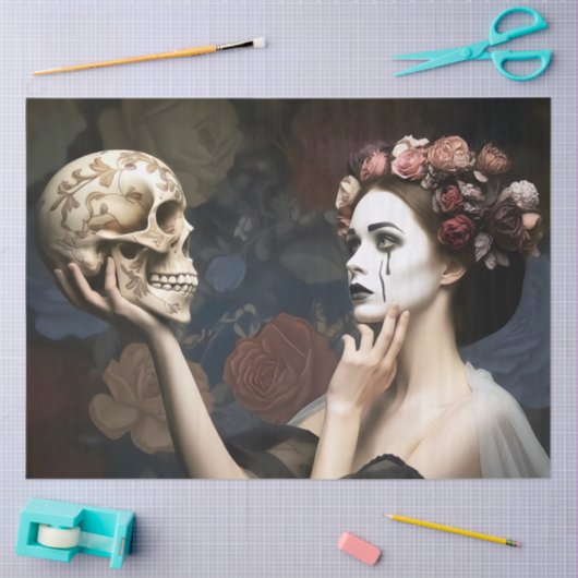     Romantic Dark Decoupage  薄葉紙 (クラフト)