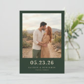 Romantic Dark Green Photo セーブザデート (スタンド正面)