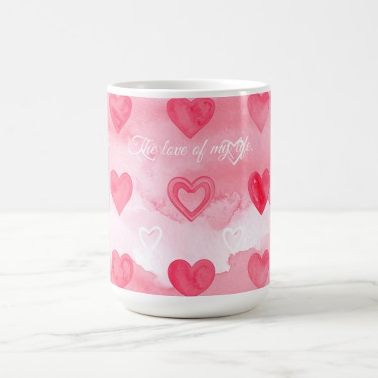 ROMANTIC Definition Mug – Heartfelt Gift for Loved コーヒーマグカップ (中央)